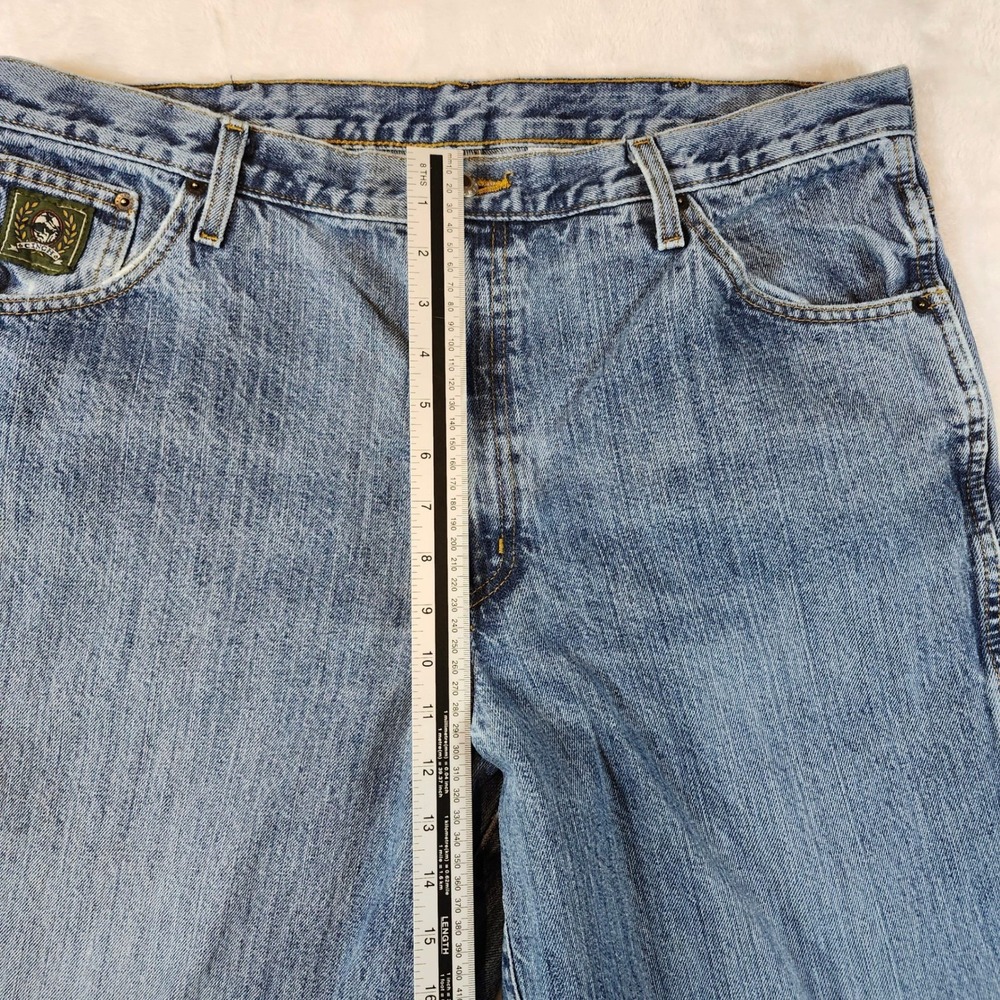 Cinch Green label Men 38x30 Blue Good Straight Leg Western Denim Cotton 38 x 30 - Picture 5 of 16